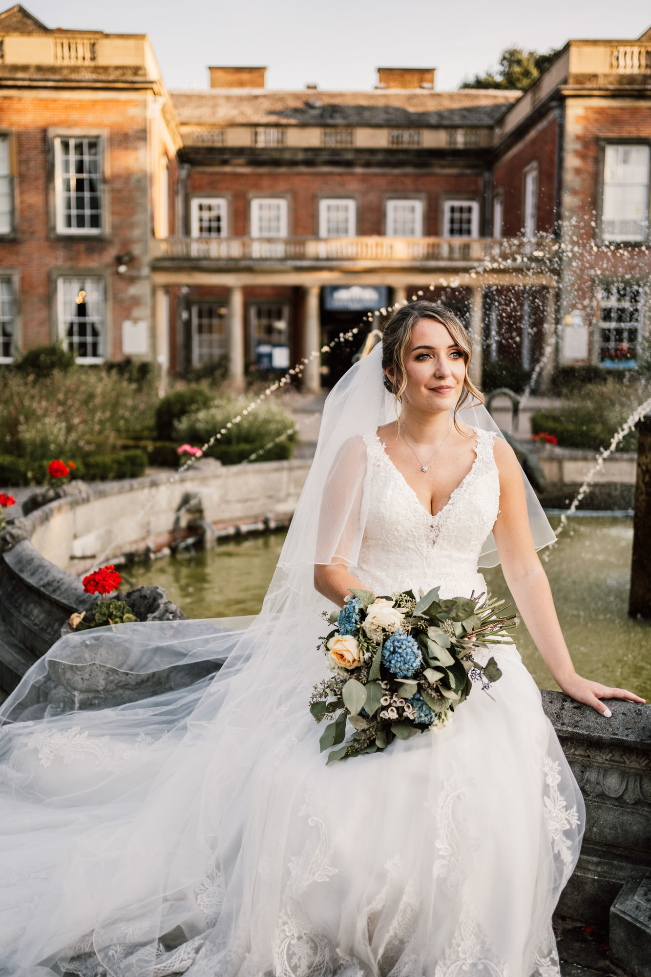 Colwick Hall bride photos